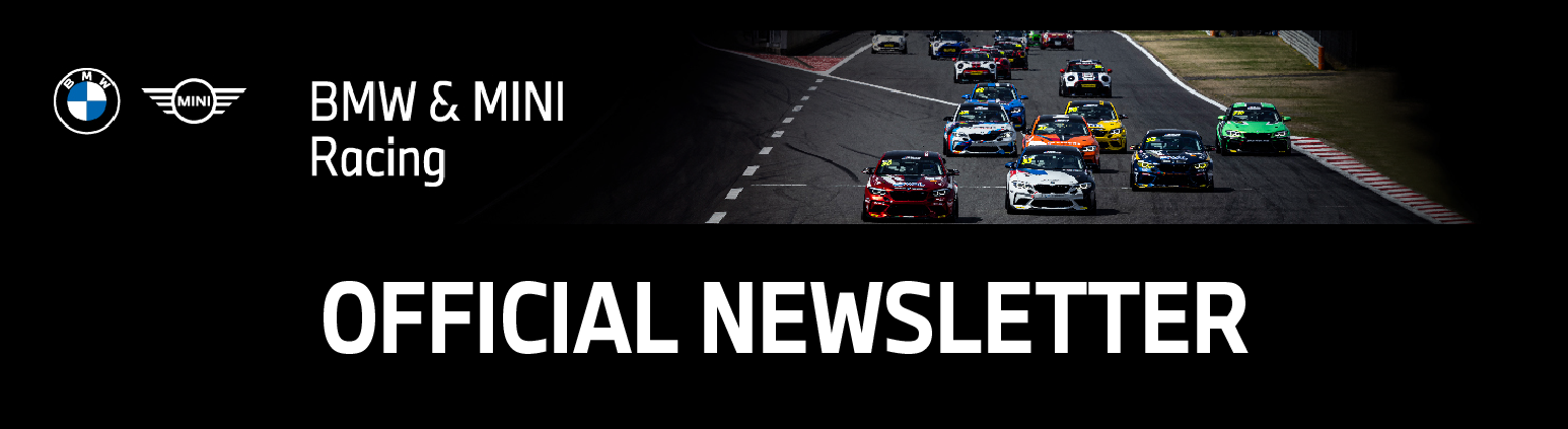 BMW & MINI Racing Newsletter Banner